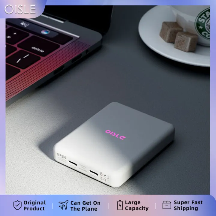 OISLE suction magsafe wireless power bank para sa Apple 12
