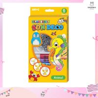 Amos ชุดระบายสีเจล Sun Deco Animal รุ่น SD10P6-A