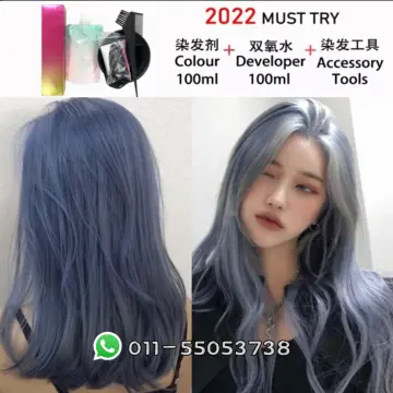 Ash Grey Saloon Professional Hair Color Dye Cream HAIR COLOR DYE