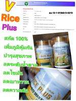 น้ำมันรำข้าวจมูกข้าว  สกัดเย็น100% น้ำมันรำข้าววีไรซ์พลัส  VRice Plusผ่านมาตรฐานGMP ISO อย13-1-01563-5-0215  บรรจุ 60 แคปซูล