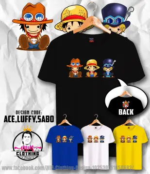 Ace x Sabo x Luffy T-Shirt(Price Does Not Include Shipping)