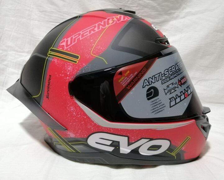 EVO XR03 Supernova Single Visor Full Face Helmet Lazada PH