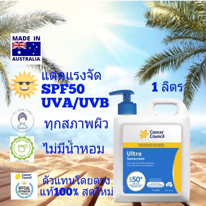 cancer-council-sunscreen-ครีมกันแดด-ตัวแทนจำหน่าย-แท้-ออสเตรียเลีย-ครีมกันแดดหน้า-ครีมกันแดดตัว-sun-block-ครีมกันแดด