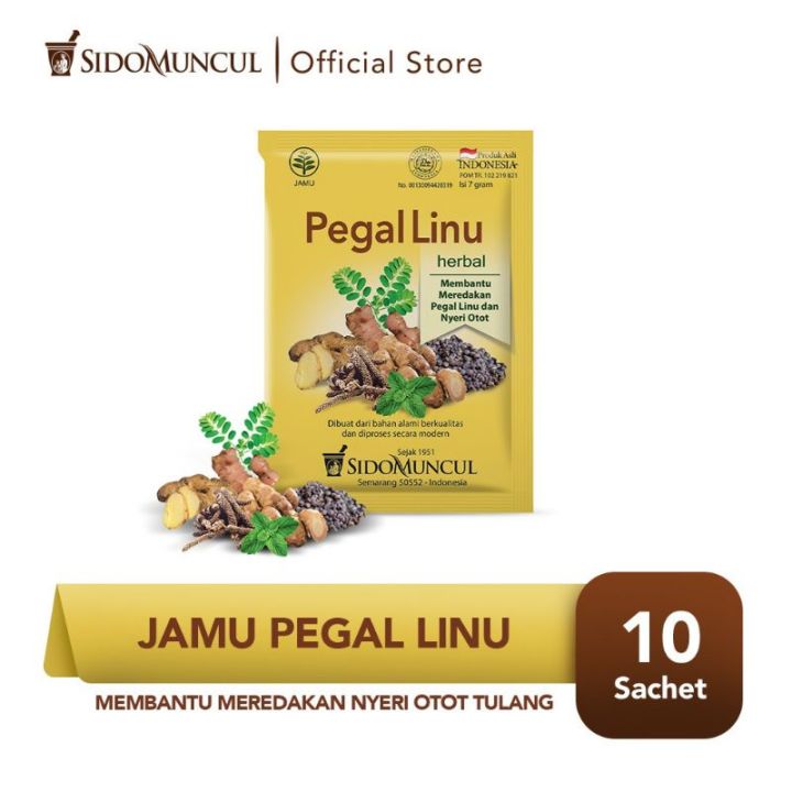 Jamu Pegal Linu Sidomuncul 10 Sachet Lazada Indonesia