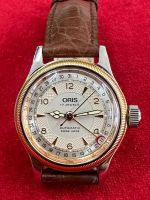 ORIS 17 Jewels Automatic Swiss Made สี่เข็ม เข็มชี้วันที่ก้ามปู ตัวเรือนทองชุบ นาฬิกาผู้ชาย มือสองของแท้