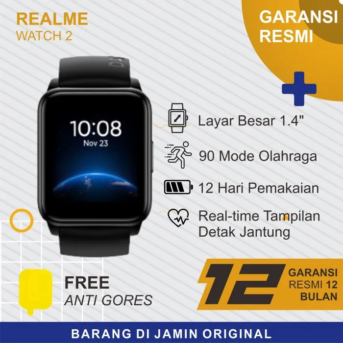 Realme Watch 2 SmartWatch Fitness Tracker with Heart Rate Monitor