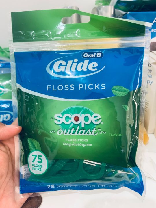 Oral B Glide Pick Floss Scope Outlast Lazada Ph 