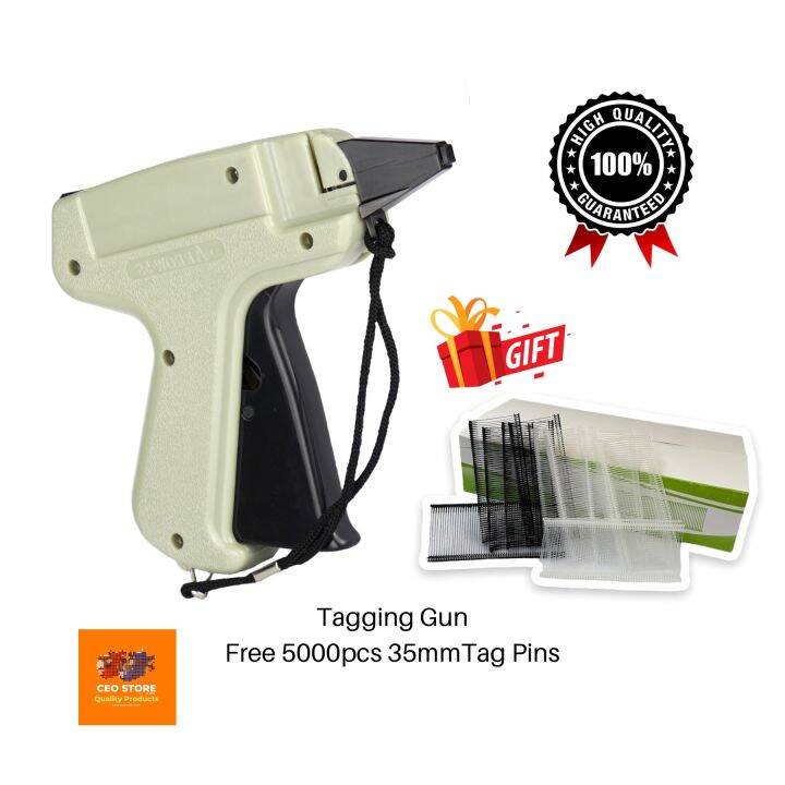 Tagging Gun Price Label Tag Gun Arrow Tag Pins 35mm Tag Harga Price Tag