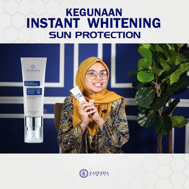 ZAFESHA Sunscreen Whitening Muka SPF50 For Face Sunblock SFP 50 For