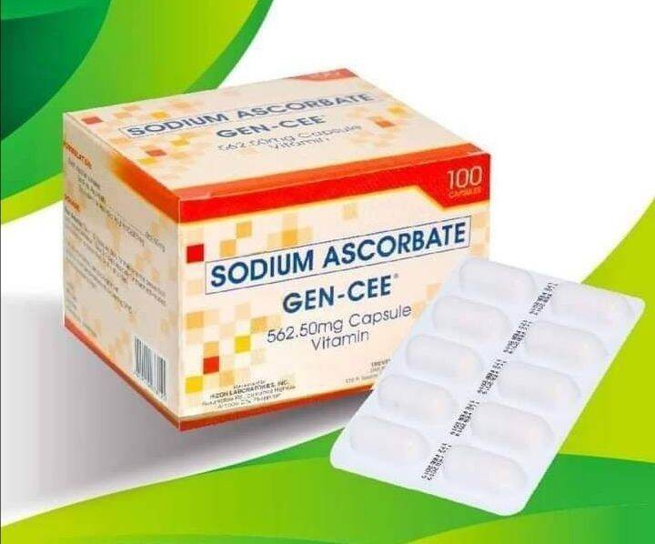Gencee Ascorbic Acid 500mg x 100 capsules Lazada PH