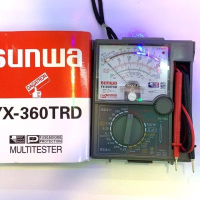 SUNWA 360TRD มัลติมิเตอร์เข็ม ทั่วไปมีฝาครอบ แบบอนาล็อก