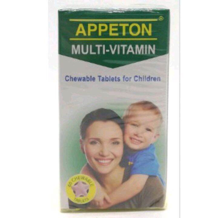 Appeton multivitamin chewable tablets For children 60T Lazada