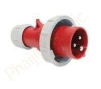 เต้ารับต่อกลางทางชนิดกันฝุ่น Haco IP67 PCE 0152-6V /Haco Power Plugs with Cable Lock Gland Position of Earth Contact 0152-6V 16A, 400V, 5Pin (3P+N+E) Red