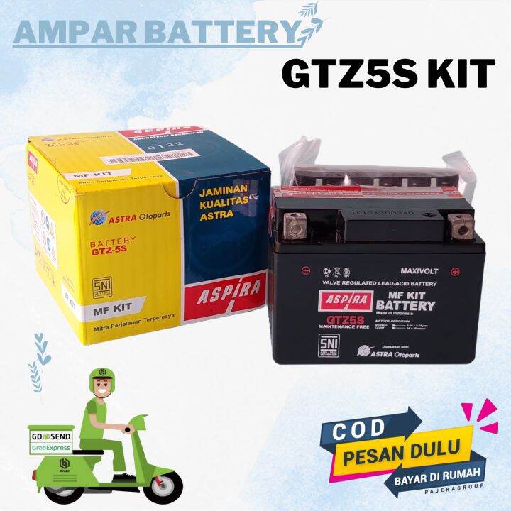 Aki Motor Honda Beat Karbu, Vario 110, Revo, Blade, Supra x 125, ASPIRA