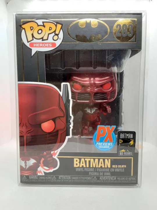 FUNKO POP BATMAN RED DEATH #283 (80 Years of Batman Memorabilia) (With Box  Protector) (PX PREVIEWS Exclusive) | Lazada PH