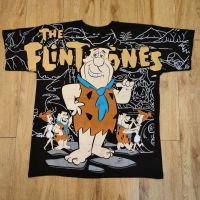 THE FLINTSTONES 1994 OVERPRINT CARTOON เสื้อลายการ์ตูน