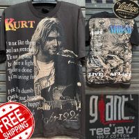 เสื้อ OVPลาย Kurt Cobain สไตล์วินเทจยุค 90s ป้าย GIANT by pop comics