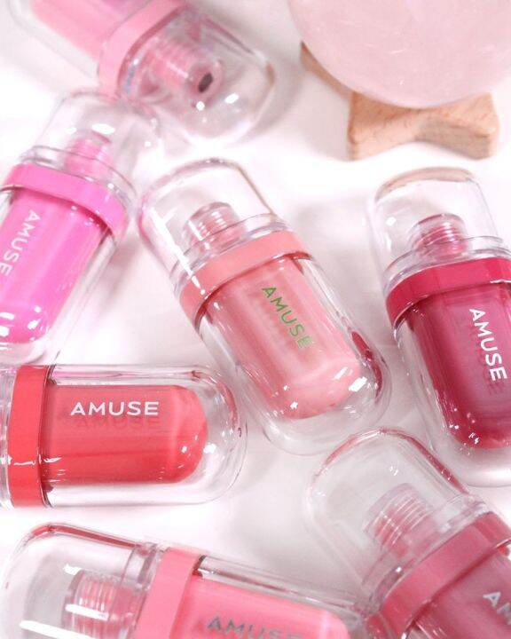 สีน่ารักๆมากทุกสี-ติดทน-amuse-jell-fit-tint-3-8g