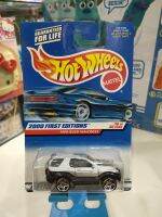 รถเหล็ก รถฮอทวีล Hot Wheels 1999 Isuzu VehiCROSS Silver 2000 First Editions