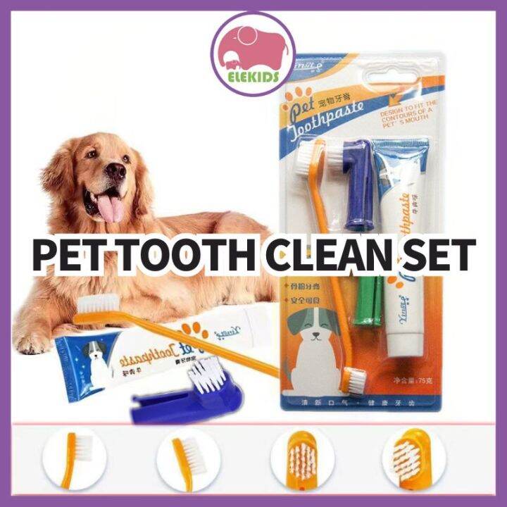 Pet Tooth Cleaning Set Cat and Dog Tooth Care Products Pet Edible ...