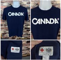 เสื้อแบรนด์ มือสองจากต่างประเทศ สกรีน Canada ?? รอบอก 42 ยาว 27 สวย น่าใส่ แบรนด์ชื่อดังจาก แคนาดา Hudsons Bay