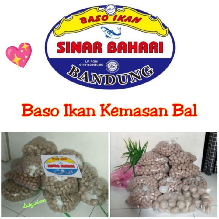 Baso Ikan Sinar Bahari Kemasan Ball Isi 100 Pcs Lazada Indonesia