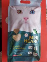 ทรายแมวเยื้อไฝ่แบบเกล็ด  MINIHEART   6 L.