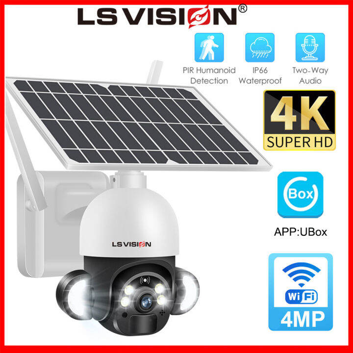 solar powered outdoor security camera wifi