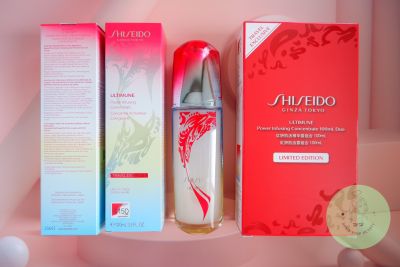 SHISEIDO Ultimune Power Infusing Concentrate lll 150th Limited Edition 100ml. (แยกจากแพคู่) ป้ายKing Power