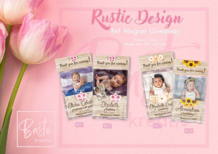 Personalized Ref Souvenir/ Bigger than ATM Card size! Lazada PH