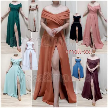 Korea Black Long Gown, Women's Fashion, Dresses & Sets, Evening dresses &  gowns on Carousell