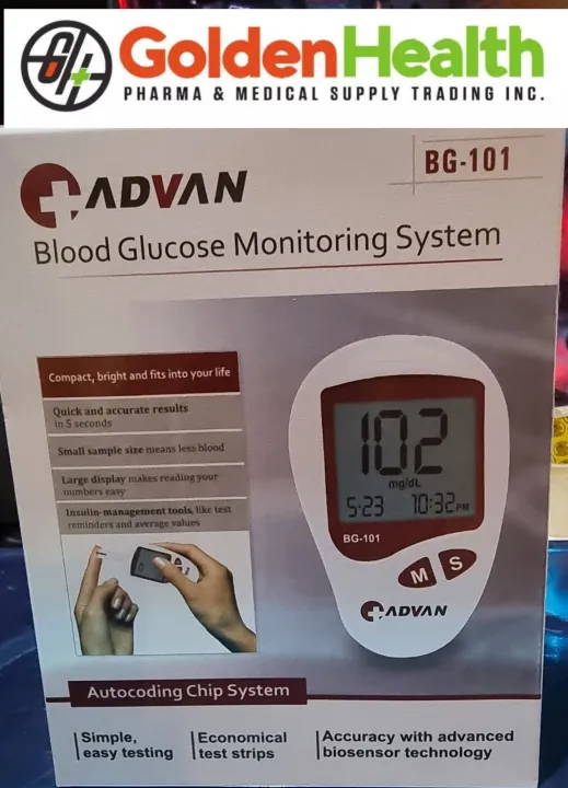 ADVAN Blood Glucose Monitoring System / (Golden Health