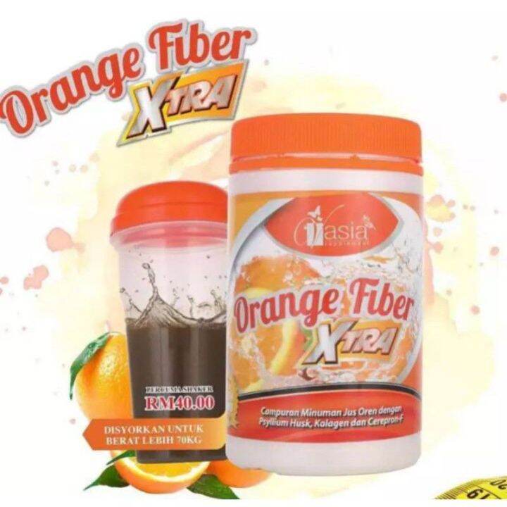 V'ASIA ORANGE FIBER XTRA 💯 FROM HQ Lazada