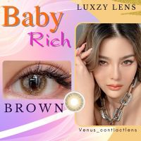 คอนแทคเลนส์ ? Baby Rich Brown ? Luxzylens [มีค่าสายตาสั้นถึง 700]?เลนส์สีน้ำตาลขนาดมินิ สวยเซ็กซี่ขายดี