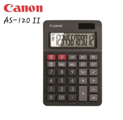 AS-120 II เครื่องคิดเลขตั้งโต๊ะ Canon 12 หลัก