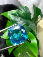 Blue Topaz cushion 17x17mm 1 pieces