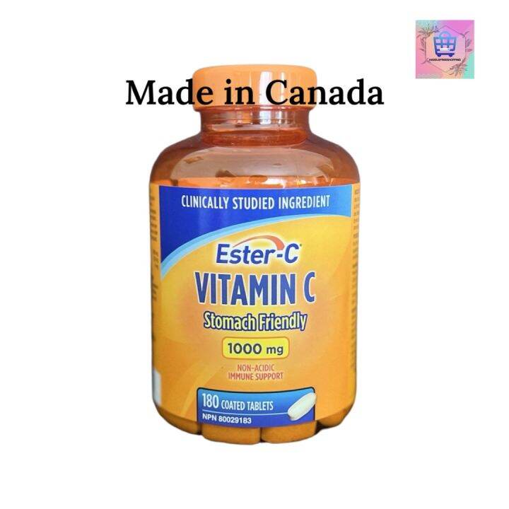 Ester-C 1000 mg, STOMACH Friendly, NON - Acidic 180 Tablets | Lazada PH