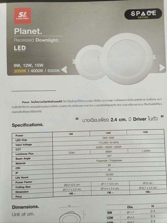 ดาวน์ไลท์-9w-12w-15w-panel-led-planet-recessed-downlight