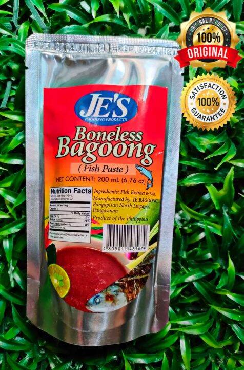 Jes Original Boneless Bagoong Fish Paste 200ML | Lazada PH