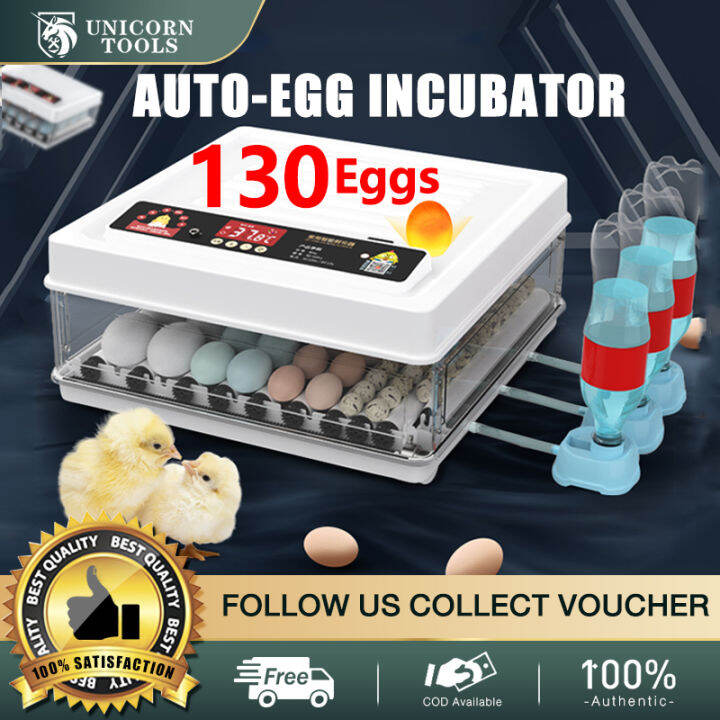 Egg Incubator130 Eggs Fully Automatic Egg Incubator Intelligent Digital