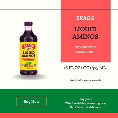 Bragg Liquid Aminos 473 ml. #Ketofriendly