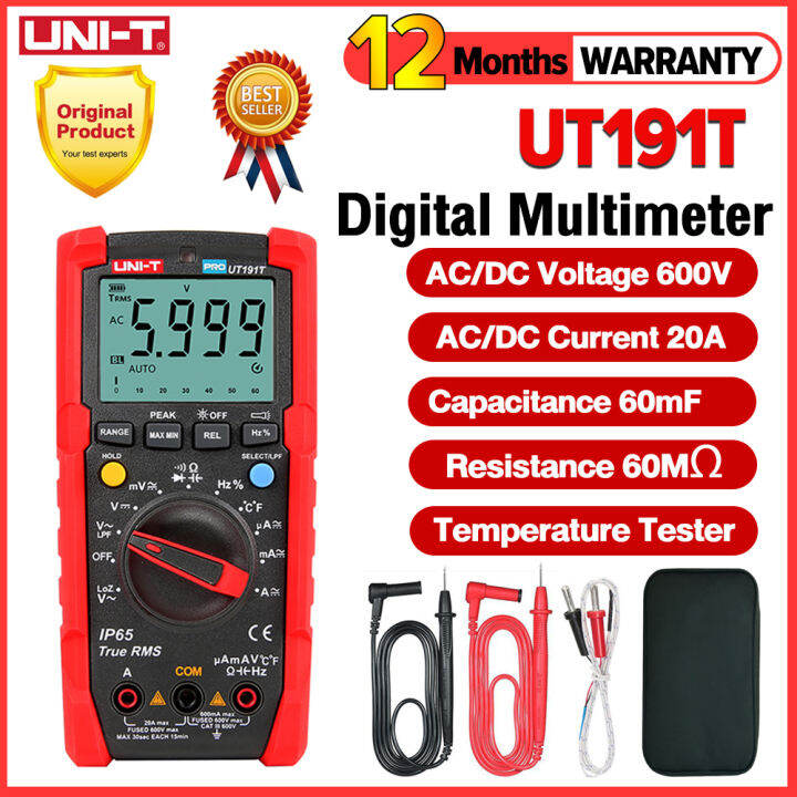 【Ready Stock】UNIT Tester Digital Multimeter Profesional UT191T UT191E