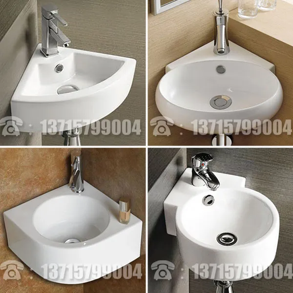 Triangle Wash Basin Small Apartment Wash Basin Corner Wash Basin Mini