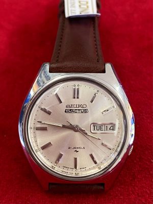 SEIKO5 ACTUS 21 jewels Automatic ตัวเรือนสแตนเลส นาฬิกาผู้ชาย มือสองของแท้