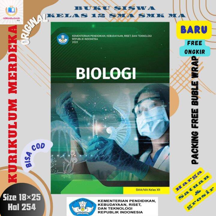 Buku Paket Siswa BIOLOGI Kelas 12 XII SMA MA Kurikulum Merdeka ...