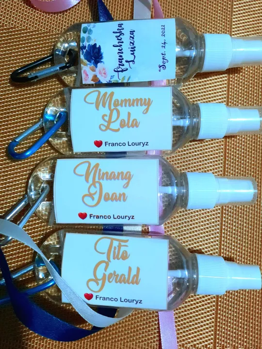 Spray Bottle Keychain Souvenir Lazada PH