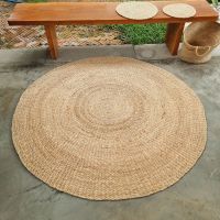 BAANSTRAW Hyacinth Rug Place Mat Boho Home Decor Handmade From Natural Material