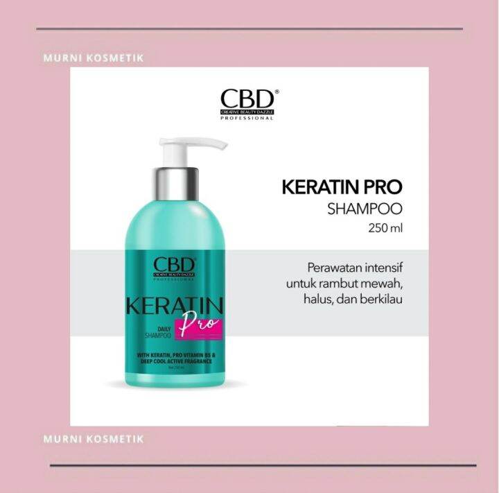CBD Keratin Pro Shampoo Dan Conditioner 250 ml Lazada Indonesia