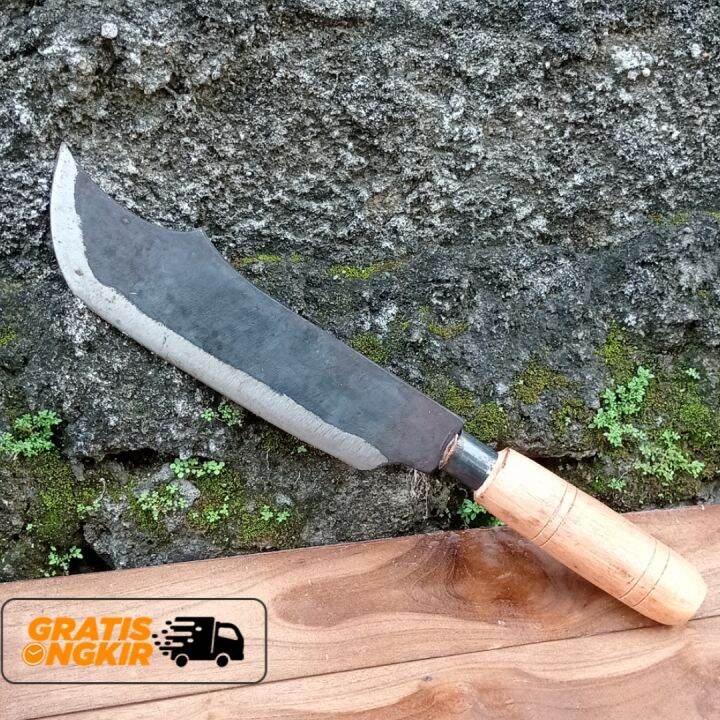 Sabit bendo gagang kayu bahan besi asli super tajam dengan kualitas