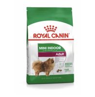 Royal Canin mini indoor  Adult 3 Kg. โรยัลคานิน สำหรับสุนัขพันธุ์เล็กเลี้ยงในบ้านอายุ 10 เดือน - 8 ปี ขนาด 3 กิโลกรัม